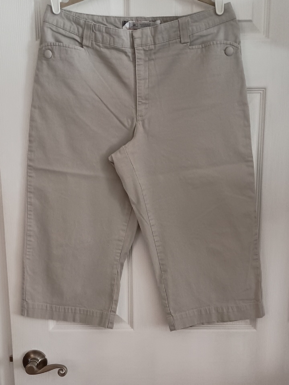 Lee Platinum Label Naturally Slimming Flat Front Capris